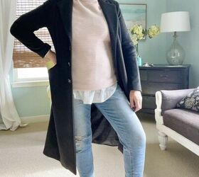 How to Style Pink Turtleneck Jeans and Combat Boots