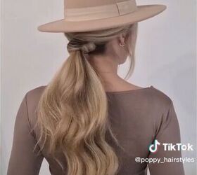 Simple Tutorial for an Old Money Hairstyle With a Hat