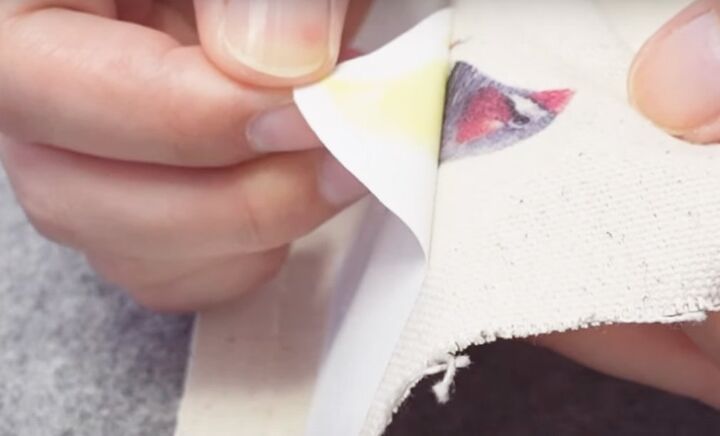 how to sew and decorate a super cute beanie, Making bird prints