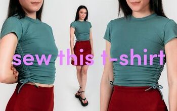 How to Sew a Cute and Easy Ruched T-shirt