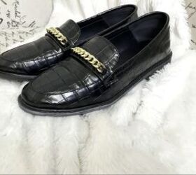 4 easy winter flat shoe outfit ideas, Black loafers