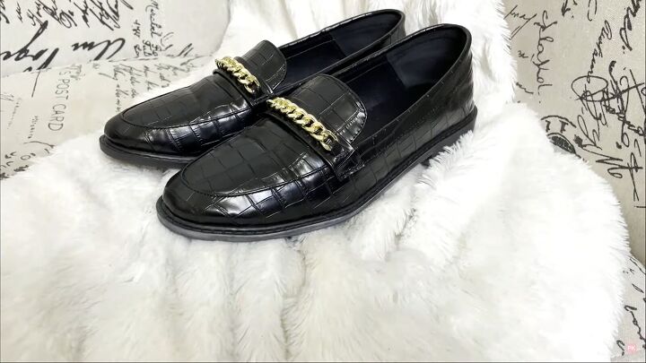 4 easy winter flat shoe outfit ideas, Black loafers