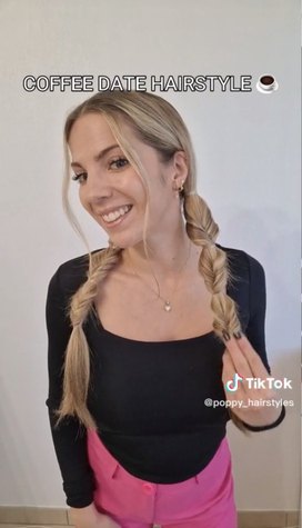 cute and easy fake braid ponytail tutorial, Fake braid