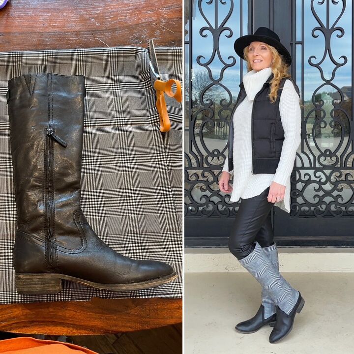 change your boots look with these easy diy covers matching hat band