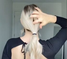 keep your hair from falling with this claw clip hack, Topsy tail