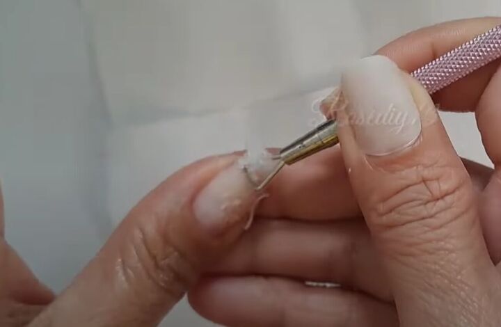 how to take gel nail polish off, Scraping gel from nail