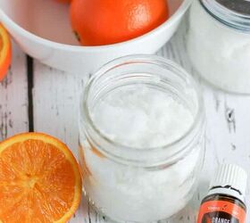 peppermint sugar scrub, Orange DIY Sugar Scrub Recipe