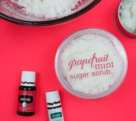 peppermint sugar scrub, Grapefruit Mint Sugar Scrub a yummy body scrub recipe that is uplifting