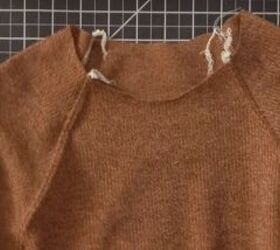 how to sew a cute and cozy sweater, Top stitching
