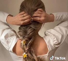 the perfect hairstyle for spring, Finishing touches