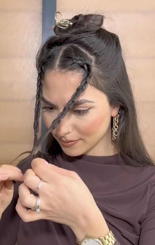 this trending hair hack hides your rubber bands perfectly