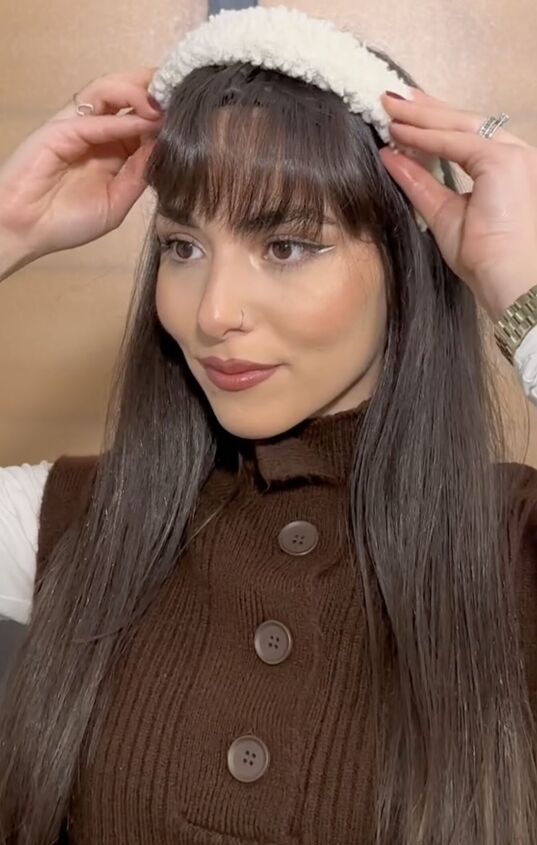 how to get the perfect bangs without cutting your hair