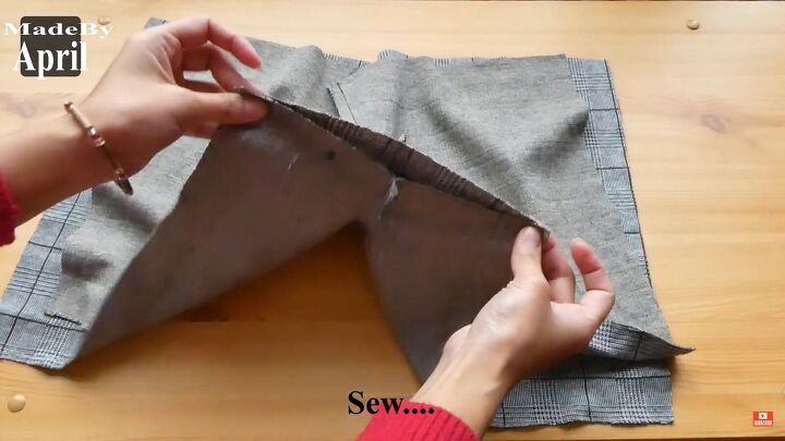 how to diy a super cute short and blazer set, Sewing shorts