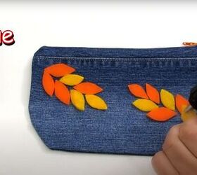 How To DIY 2 Cute Denim Pouches Upstyle   How To Diy 2 Cute Denim Pouches 