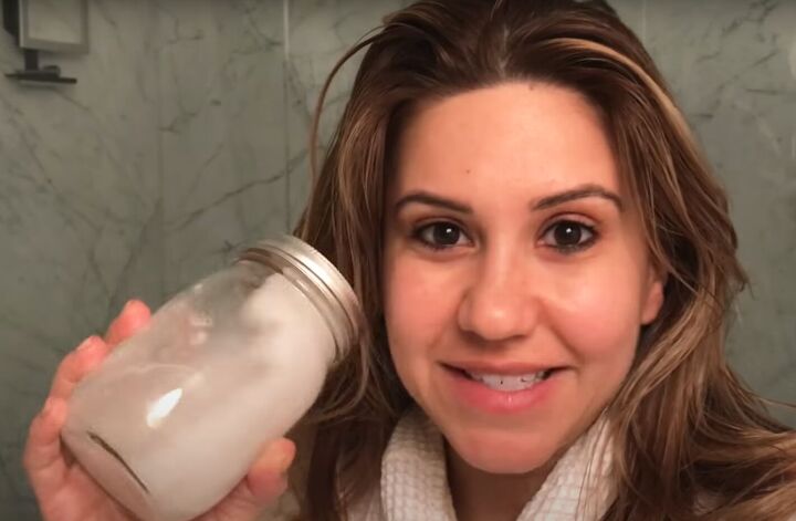 how to diy a super easy coconut milk shampoo, DIY coconut milk shampoo