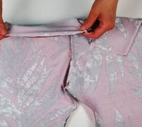 how to sew leggings the easy way, Waistband