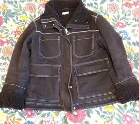 how to fold a jacket, Laying parka flat