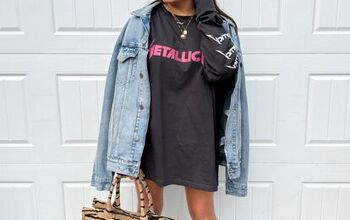 Oversized Graphic Tee as a Dress