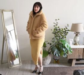 how to look elegant and classy everyday in winter, Faux shearling jacket