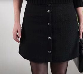 how to look elegant and classy everyday in winter, Tweed mini skirt