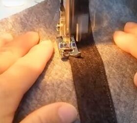 how to sew sweatpants in 7 easy steps, Contrast stripe