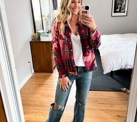 4 easy ways to style a tie dye flannel