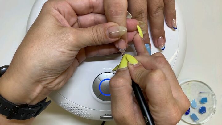easy nail tutorial 5 sleek french manicure alternatives, Outlining free edge