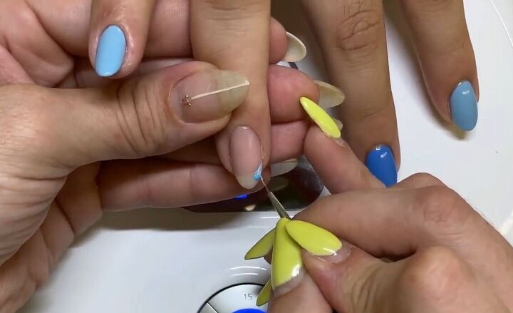 easy nail tutorial 5 sleek french manicure alternatives, Mimicking watercolor