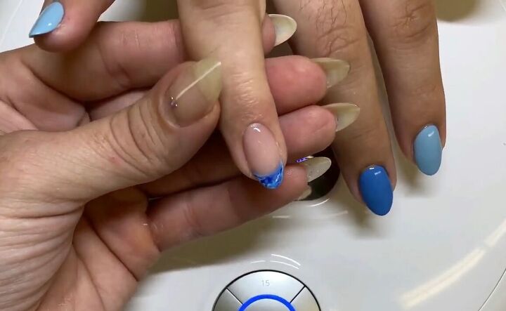 easy nail tutorial 5 sleek french manicure alternatives, Patterned French tip