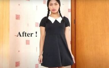 How to Make a Gothic Wednesday Addams Black Dress