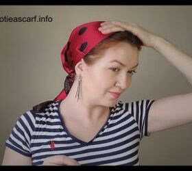 3 easy headscarf hacks to prevent slipping fabric recommendations, Bobby pin scarf hack