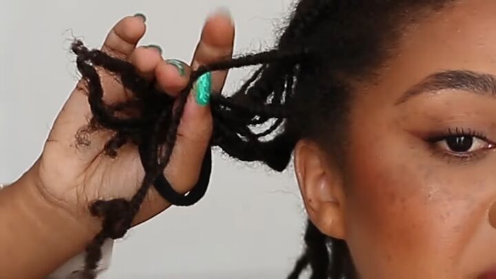 achieve long and healthy hair with this easy protective hairstyle, Protective hairstyle