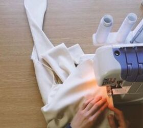 how to sew a sexy raglan sleeve dress, Assembling raglan sleeve dress