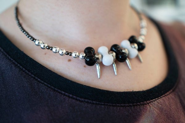 jewellery trends for 2023 living a real life, Spikes and Bones Necklace