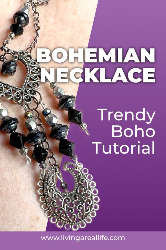 bohemian necklace trendy boho tutorial