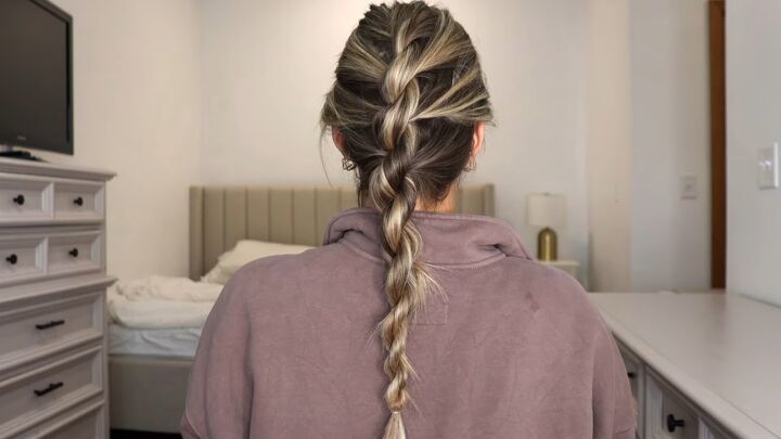 6 super quick and easy rope braid hairstyles, French rope braid