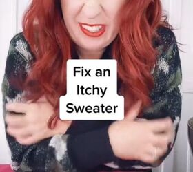 how to make your itchy sweater feel softer, How to fix an itchy sweater
