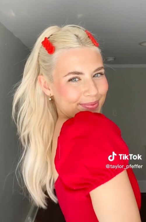 try this cute look for valentine s day, Cute Valentine s day hairstyle