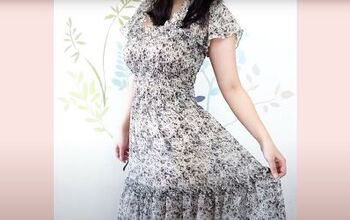 How to DIY an Elegant Chiffon Maxi Dress