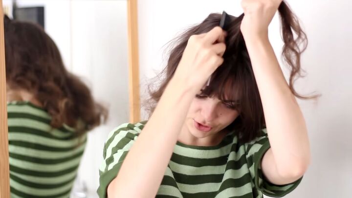 easy modern brigitte bardot hair tutorial, Back combing hair