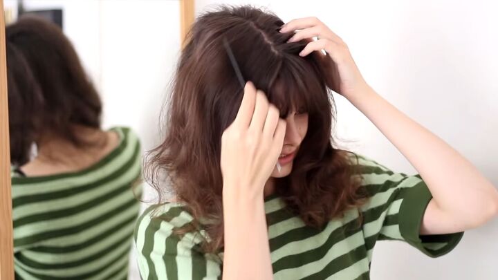 easy modern brigitte bardot hair tutorial, Smoothing hair