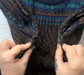 2 super cute ideas for refashioning an old sweater, Sewing together