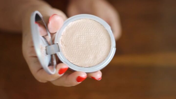 super easy hack how to fix broken powder makeup, Fixed makeup compact
