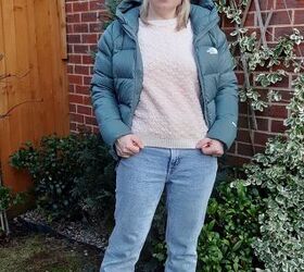 three ways to wear a puffer jacket, Puffer jacket and jeans