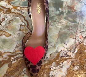 glam valentine outfit ideas and cute diy heart shoes to match them