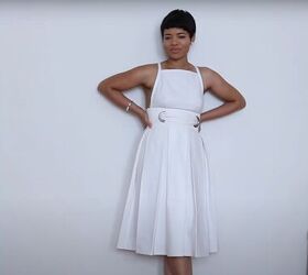 How to DIY a Super Cute Crop Top and Skirt Set From an Old Curtain