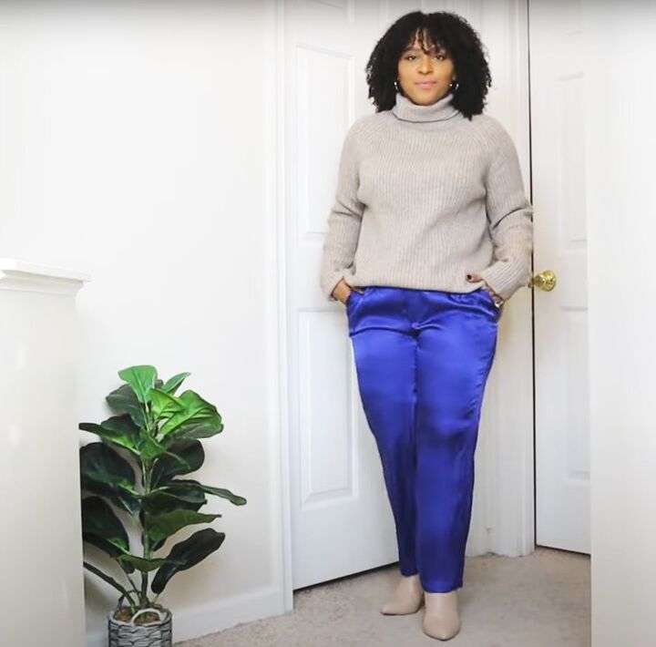 4 classy church outfit ideas for winter, Pants and sweater
