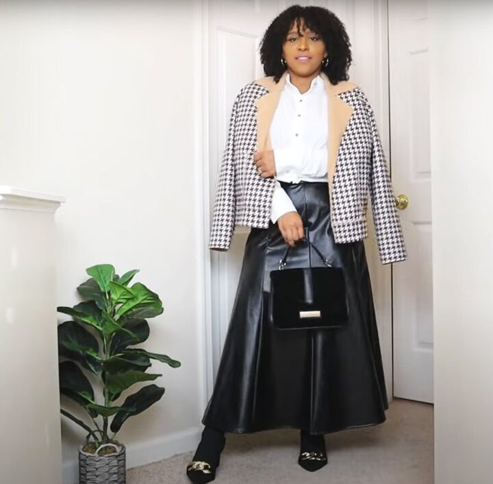 4 classy church outfit ideas for winter, Maxi skirt and blouse