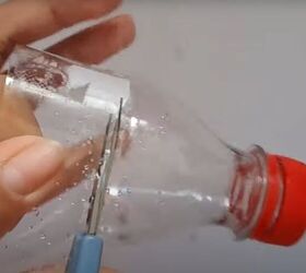 beginner step by step tutorial how to diy acrylic nails at home, Cutting soda bottle