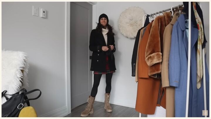how to style a coat to look your best in winter, The peacoat